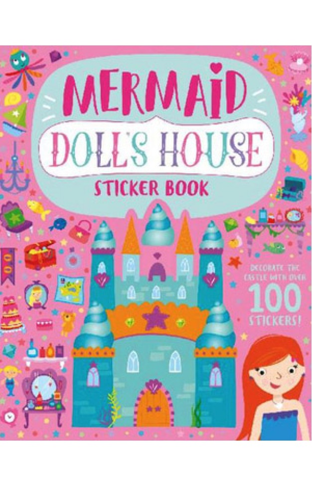 Mermaid doll's house sticker book